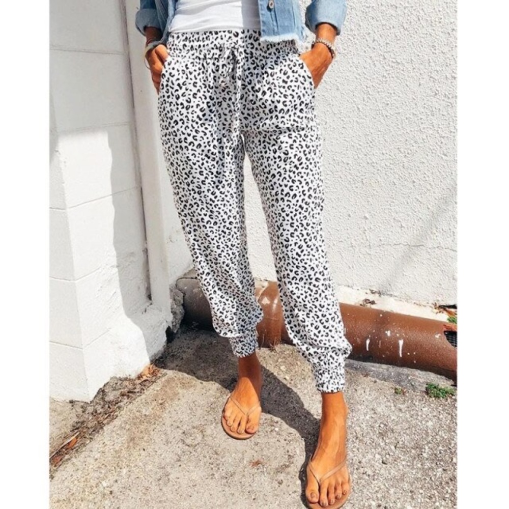Leopard Joggers